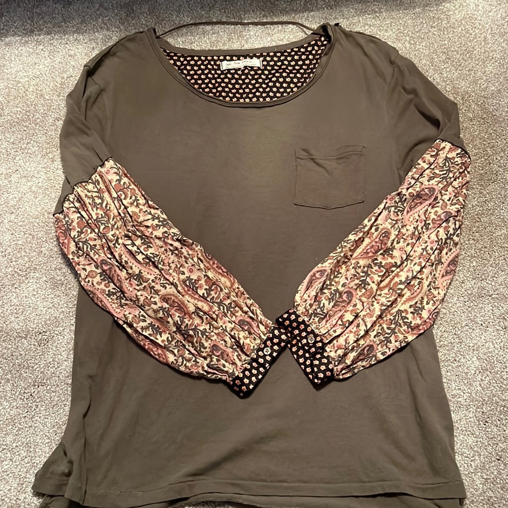 free people size small long sleeve